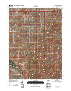 Austin Ranch Wyoming Historical topographic map, 1:24000 scale, 7.5 X 7.5 Minute, Year 2012