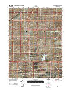 Austin Reservoir Wyoming Historical topographic map, 1:24000 scale, 7.5 X 7.5 Minute, Year 2012
