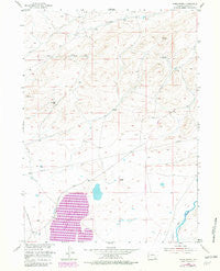 Ayres Spring Wyoming Historical topographic map, 1:24000 scale, 7.5 X 7.5 Minute, Year 1955