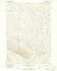 Bader Draw Wyoming Historical topographic map, 1:24000 scale, 7.5 X 7.5 Minute, Year 1966