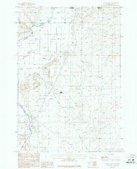 Badger Basin Wyoming Historical topographic map, 1:24000 scale, 7.5 X 7.5 Minute, Year 1987