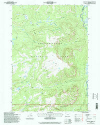 Badger Creek Wyoming Historical topographic map, 1:24000 scale, 7.5 X 7.5 Minute, Year 1996