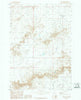 Badland Hills Wyoming Historical topographic map, 1:24000 scale, 7.5 X 7.5 Minute, Year 1987