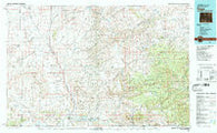 Baggs Wyoming Historical topographic map, 1:100000 scale, 30 X 60 Minute, Year 1983