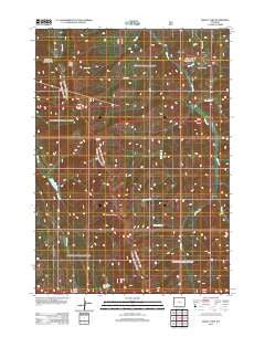 Bailey Lake Wyoming Historical topographic map, 1:24000 scale, 7.5 X 7.5 Minute, Year 2012