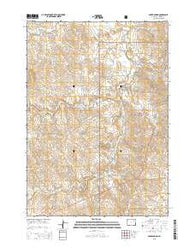 Baker Spring Wyoming Current topographic map, 1:24000 scale, 7.5 X 7.5 Minute, Year 2015