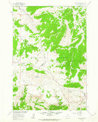 Bald Mountain Wyoming Historical topographic map, 1:24000 scale, 7.5 X 7.5 Minute, Year 1960