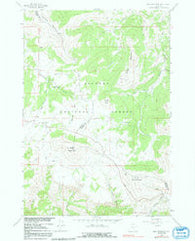 Bald Mountain Wyoming Historical topographic map, 1:24000 scale, 7.5 X 7.5 Minute, Year 1960