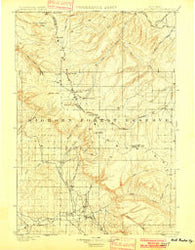 Bald Mountain Wyoming Historical topographic map, 1:125000 scale, 30 X 30 Minute, Year 1901