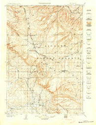 Bald Mountain Wyoming Historical topographic map, 1:125000 scale, 30 X 30 Minute, Year 1901