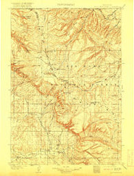 Bald Mountain Wyoming Historical topographic map, 1:125000 scale, 30 X 30 Minute, Year 1901