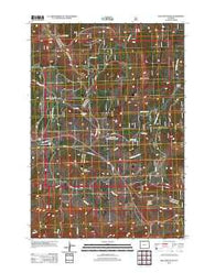 Bald Mountain Wyoming Historical topographic map, 1:24000 scale, 7.5 X 7.5 Minute, Year 2012