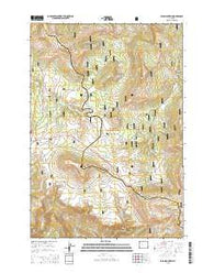 Bald Mountain Wyoming Current topographic map, 1:24000 scale, 7.5 X 7.5 Minute, Year 2015