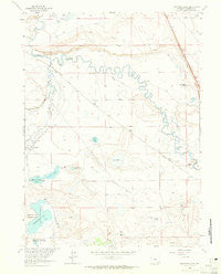 Bamforth Lake Wyoming Historical topographic map, 1:24000 scale, 7.5 X 7.5 Minute, Year 1963