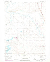 Bamforth Lake Wyoming Historical topographic map, 1:24000 scale, 7.5 X 7.5 Minute, Year 1963