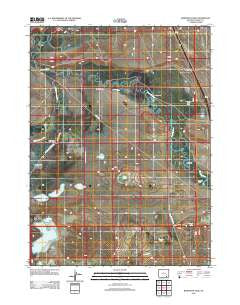 Bamforth Lake Wyoming Historical topographic map, 1:24000 scale, 7.5 X 7.5 Minute, Year 2012