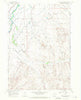 Banjo Flats West Wyoming Historical topographic map, 1:24000 scale, 7.5 X 7.5 Minute, Year 1966