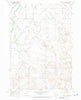Banjo Flats West Wyoming Historical topographic map, 1:24000 scale, 7.5 X 7.5 Minute, Year 1966