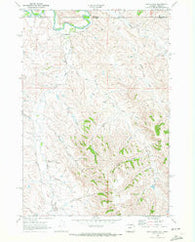Bar N Draw Wyoming Historical topographic map, 1:24000 scale, 7.5 X 7.5 Minute, Year 1968