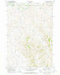 Bar N Draw Wyoming Historical topographic map, 1:24000 scale, 7.5 X 7.5 Minute, Year 1968