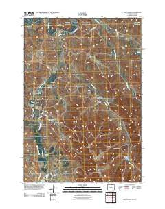 Bar N Draw Wyoming Historical topographic map, 1:24000 scale, 7.5 X 7.5 Minute, Year 2011