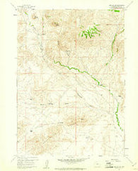 Barlow Gap Wyoming Historical topographic map, 1:24000 scale, 7.5 X 7.5 Minute, Year 1959