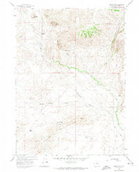 Barlow Gap Wyoming Historical topographic map, 1:24000 scale, 7.5 X 7.5 Minute, Year 1959