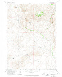 Barlow Gap Wyoming Historical topographic map, 1:24000 scale, 7.5 X 7.5 Minute, Year 1959