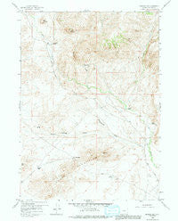 Barlow Gap Wyoming Historical topographic map, 1:24000 scale, 7.5 X 7.5 Minute, Year 1959