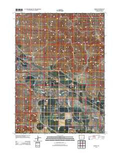 Barnes Wyoming Historical topographic map, 1:24000 scale, 7.5 X 7.5 Minute, Year 2012
