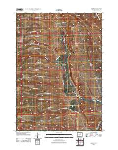 Barnum Wyoming Historical topographic map, 1:24000 scale, 7.5 X 7.5 Minute, Year 2012