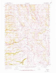 Barnum Wyoming Historical topographic map, 1:62500 scale, 15 X 15 Minute, Year 1961