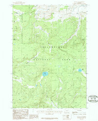 Beach Lake Wyoming Historical topographic map, 1:24000 scale, 7.5 X 7.5 Minute, Year 1986
