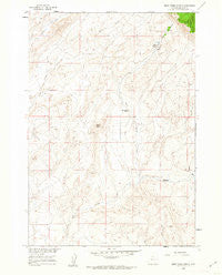 Bear Creek Ranch Wyoming Historical topographic map, 1:24000 scale, 7.5 X 7.5 Minute, Year 1960