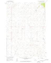 Bear Creek Ranch Wyoming Historical topographic map, 1:24000 scale, 7.5 X 7.5 Minute, Year 1960