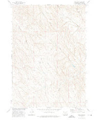Bear Draw Wyoming Historical topographic map, 1:24000 scale, 7.5 X 7.5 Minute, Year 1972