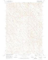 Bear Draw Wyoming Historical topographic map, 1:24000 scale, 7.5 X 7.5 Minute, Year 1972
