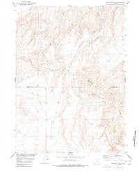 Bear Mountain Wyoming Historical topographic map, 1:24000 scale, 7.5 X 7.5 Minute, Year 1951