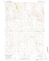 Bear Spring Wyoming Historical topographic map, 1:24000 scale, 7.5 X 7.5 Minute, Year 1951