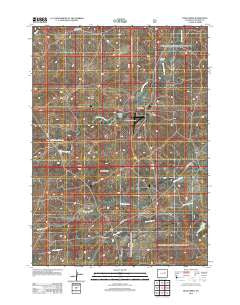 Bear Creek Wyoming Historical topographic map, 1:24000 scale, 7.5 X 7.5 Minute, Year 2012