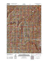 Bear Creek Ranch Wyoming Historical topographic map, 1:24000 scale, 7.5 X 7.5 Minute, Year 2012