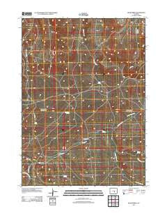 Bear Spring Wyoming Historical topographic map, 1:24000 scale, 7.5 X 7.5 Minute, Year 2012