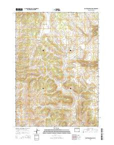Beartrap Meadows Wyoming Current topographic map, 1:24000 scale, 7.5 X 7.5 Minute, Year 2015