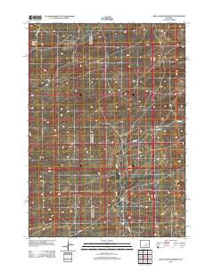 Beauchamp Reservoir Wyoming Historical topographic map, 1:24000 scale, 7.5 X 7.5 Minute, Year 2012