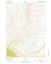 Beaver Creek Hills Wyoming Historical topographic map, 1:24000 scale, 7.5 X 7.5 Minute, Year 1964