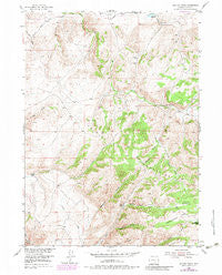 Beaver Creek Wyoming Historical topographic map, 1:24000 scale, 7.5 X 7.5 Minute, Year 1953