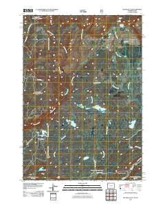 Bechler Falls Wyoming Historical topographic map, 1:24000 scale, 7.5 X 7.5 Minute, Year 2011