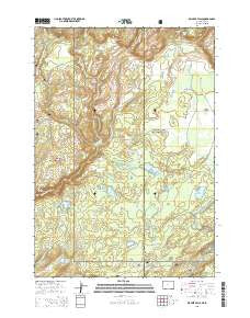 Bechler Falls Wyoming Current topographic map, 1:24000 scale, 7.5 X 7.5 Minute, Year 2015