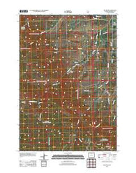 Beckton Wyoming Historical topographic map, 1:24000 scale, 7.5 X 7.5 Minute, Year 2012