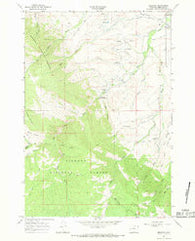 Beckton Wyoming Historical topographic map, 1:24000 scale, 7.5 X 7.5 Minute, Year 1964